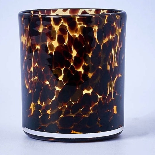 Leopard Glass - Brown